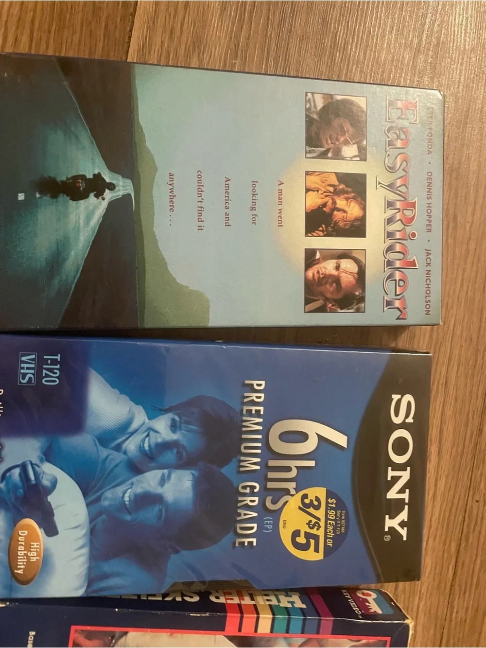 Sony Blue T-120 6hrs Premium Grade VHS Tape